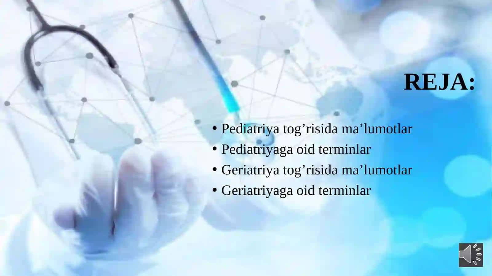 Pediatriya va geriatriyaga oid terminlar 2