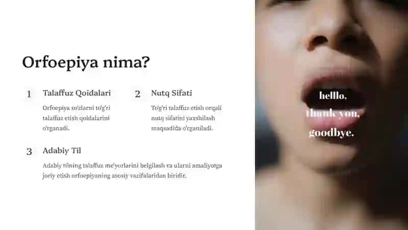 Orfoepiya haqida ma'lumot 2