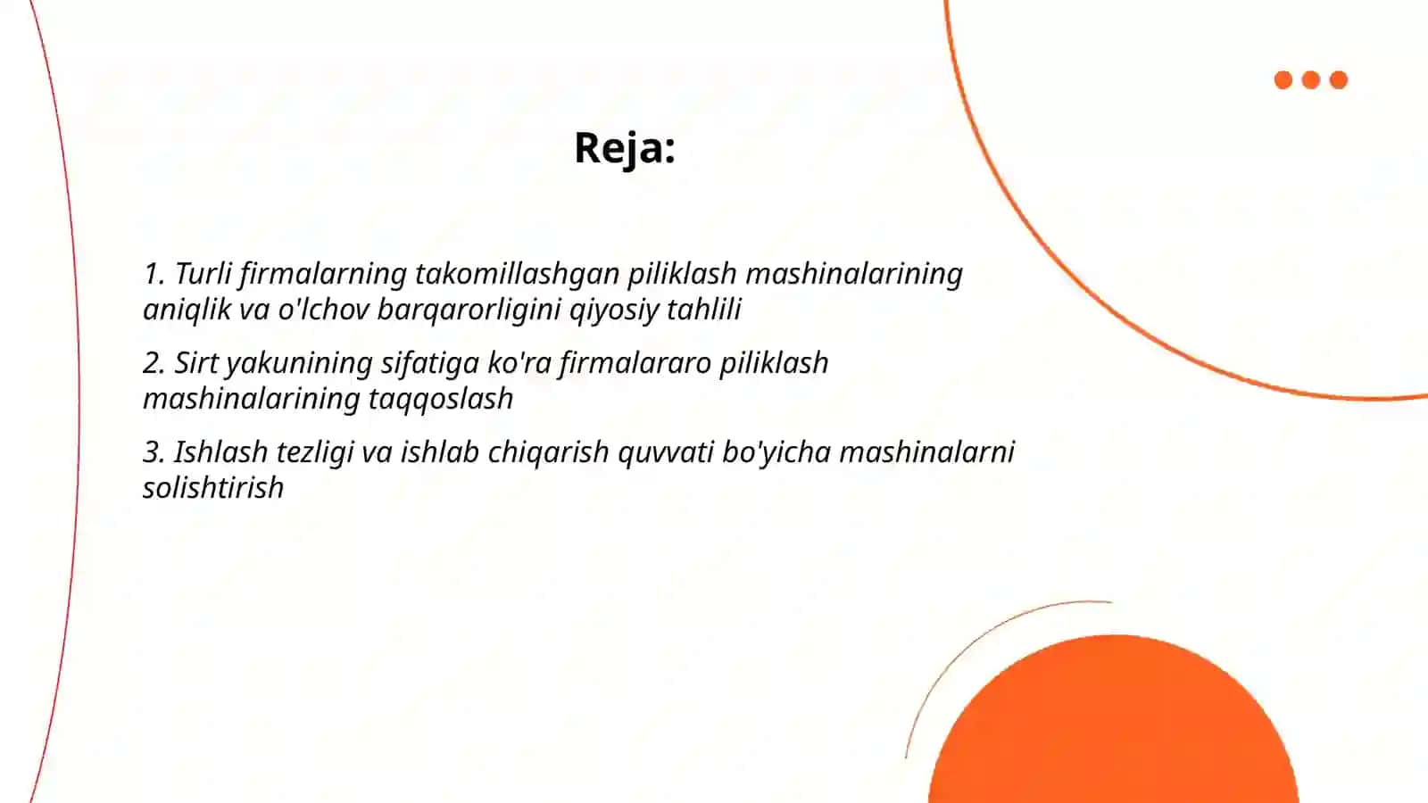 Turli firmalarning takomillashgan piliklash mashinalari qiyosiy tahlili 2