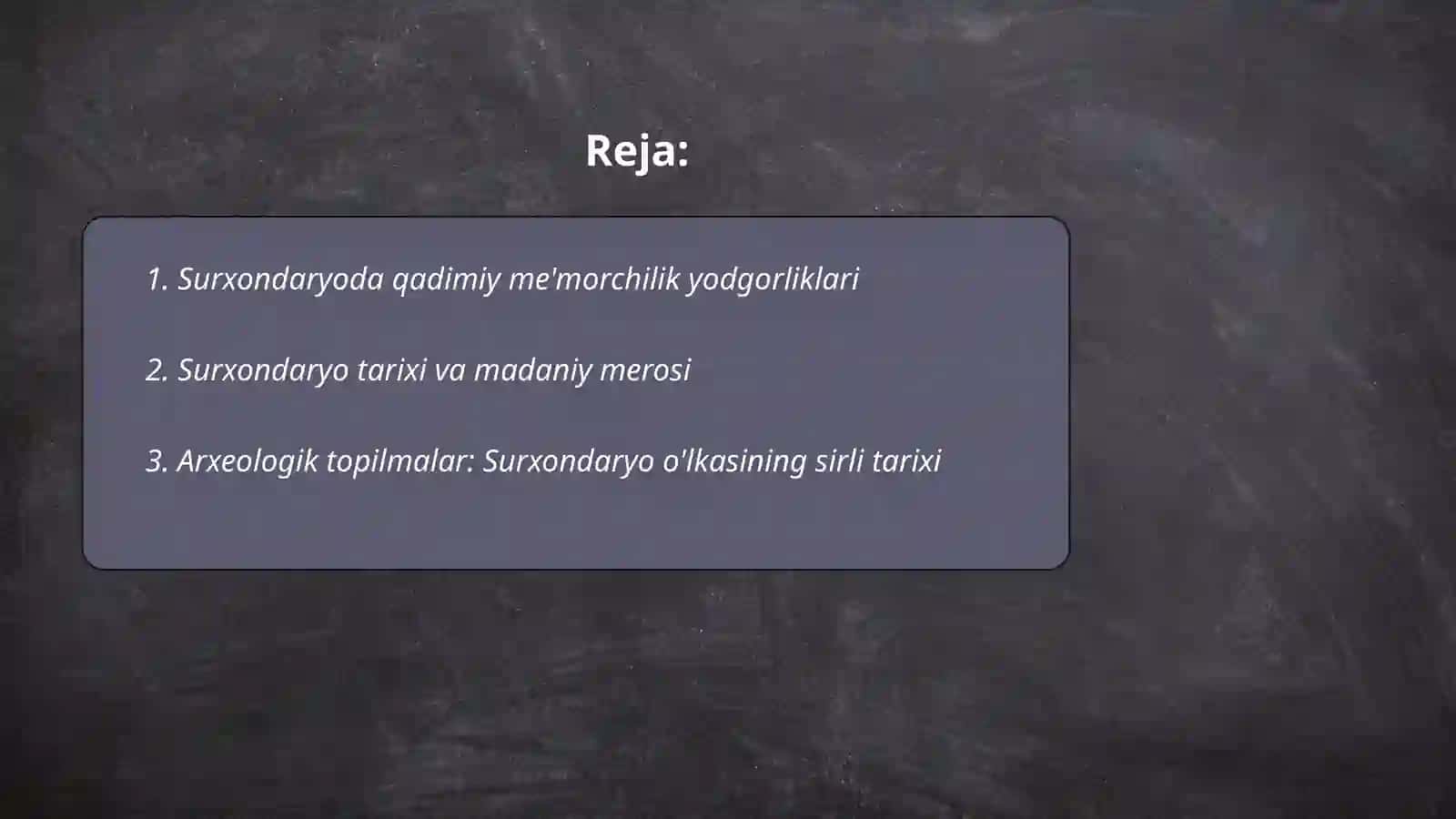 Madaniy meros urganilsh jarayoni surxondaryoda 2