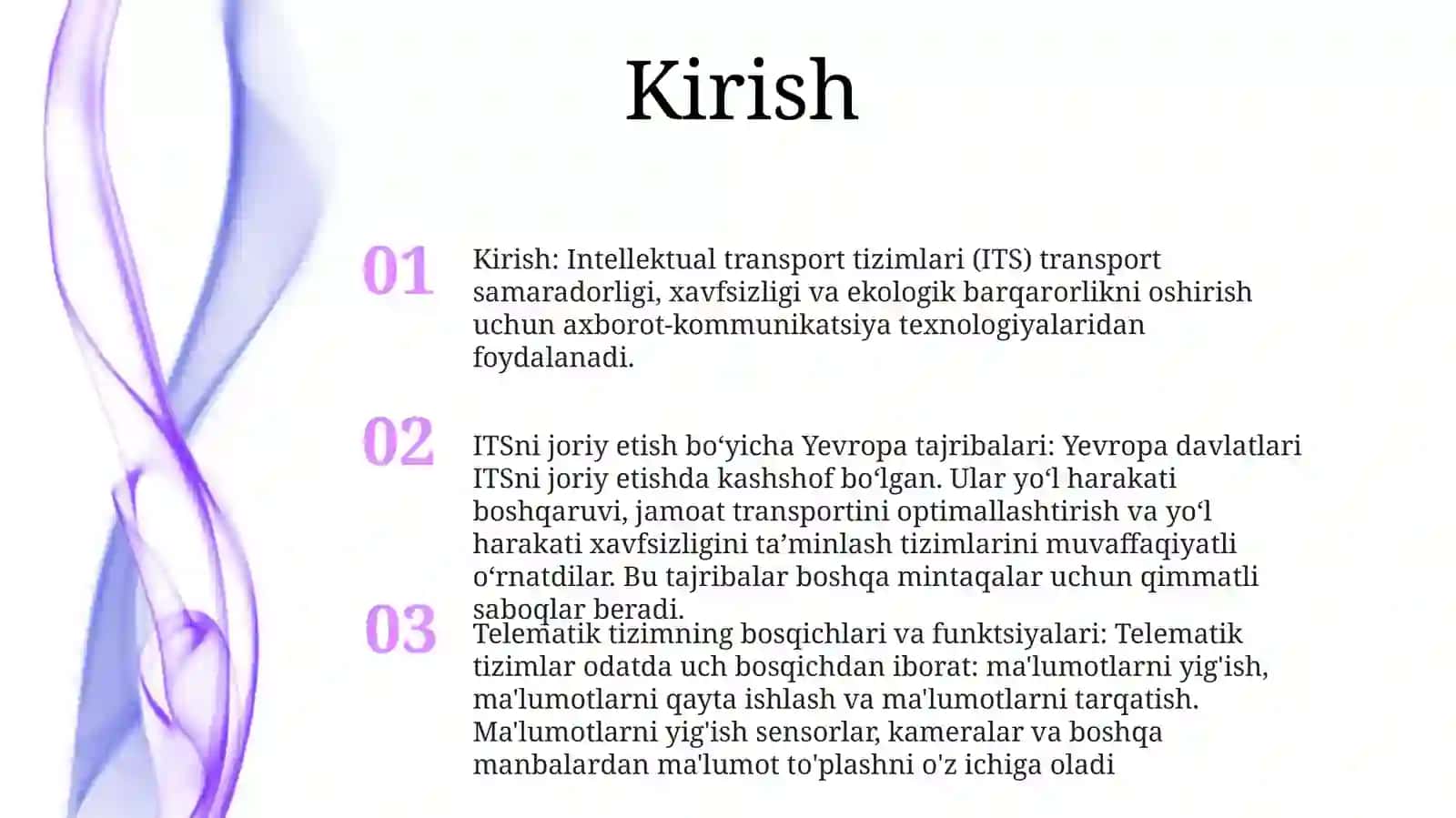 Ittni Tadbiq Etishning Yevropa Tajribalari 2