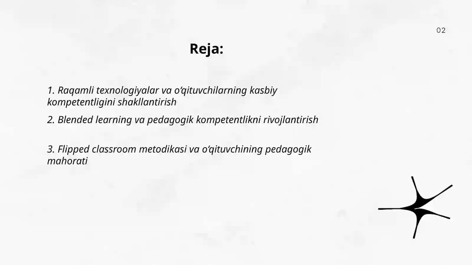 Zamonaviy pedagogik texnologiyalarning kasbiy va pedagogik kompetentlikni rivojlantirishdagi o‘rni Shahrizoda 2