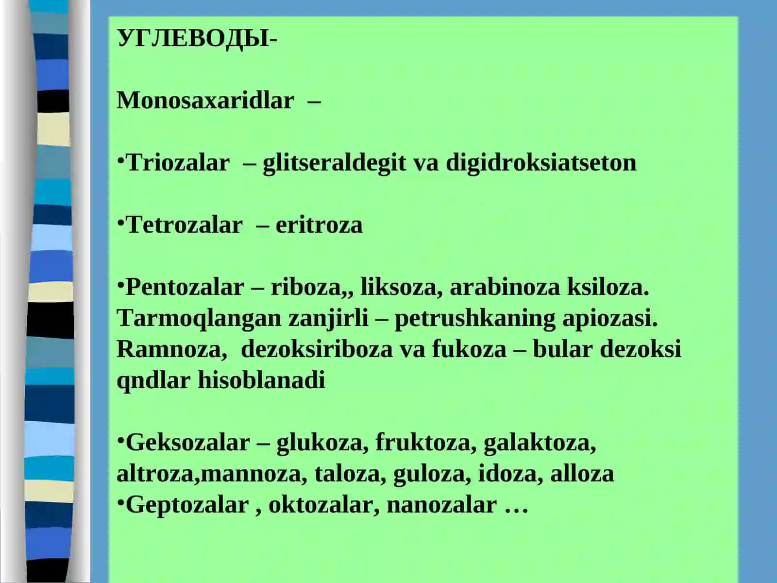 Uglevodlar 2