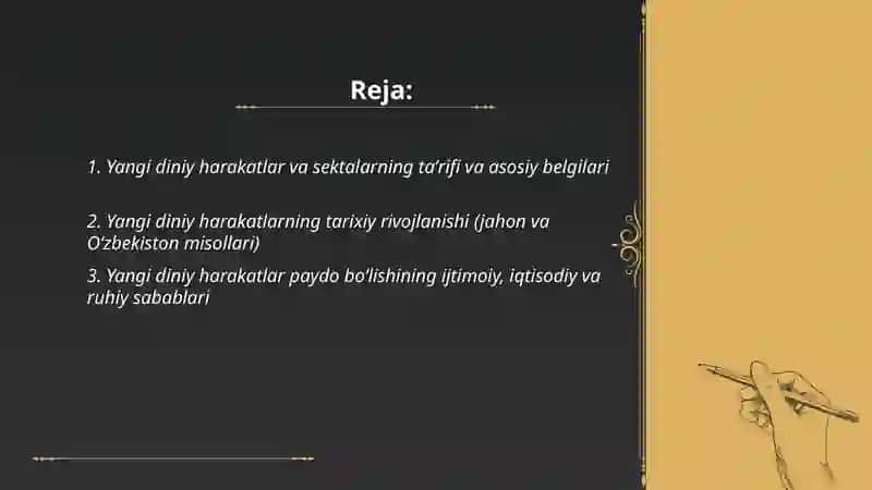 Yangi diniy harakatlar va sektalar 2