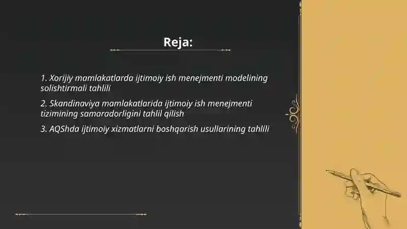 Xorijiy mamlakatlarda ijtimoiy ish menejmenting tahlili 2