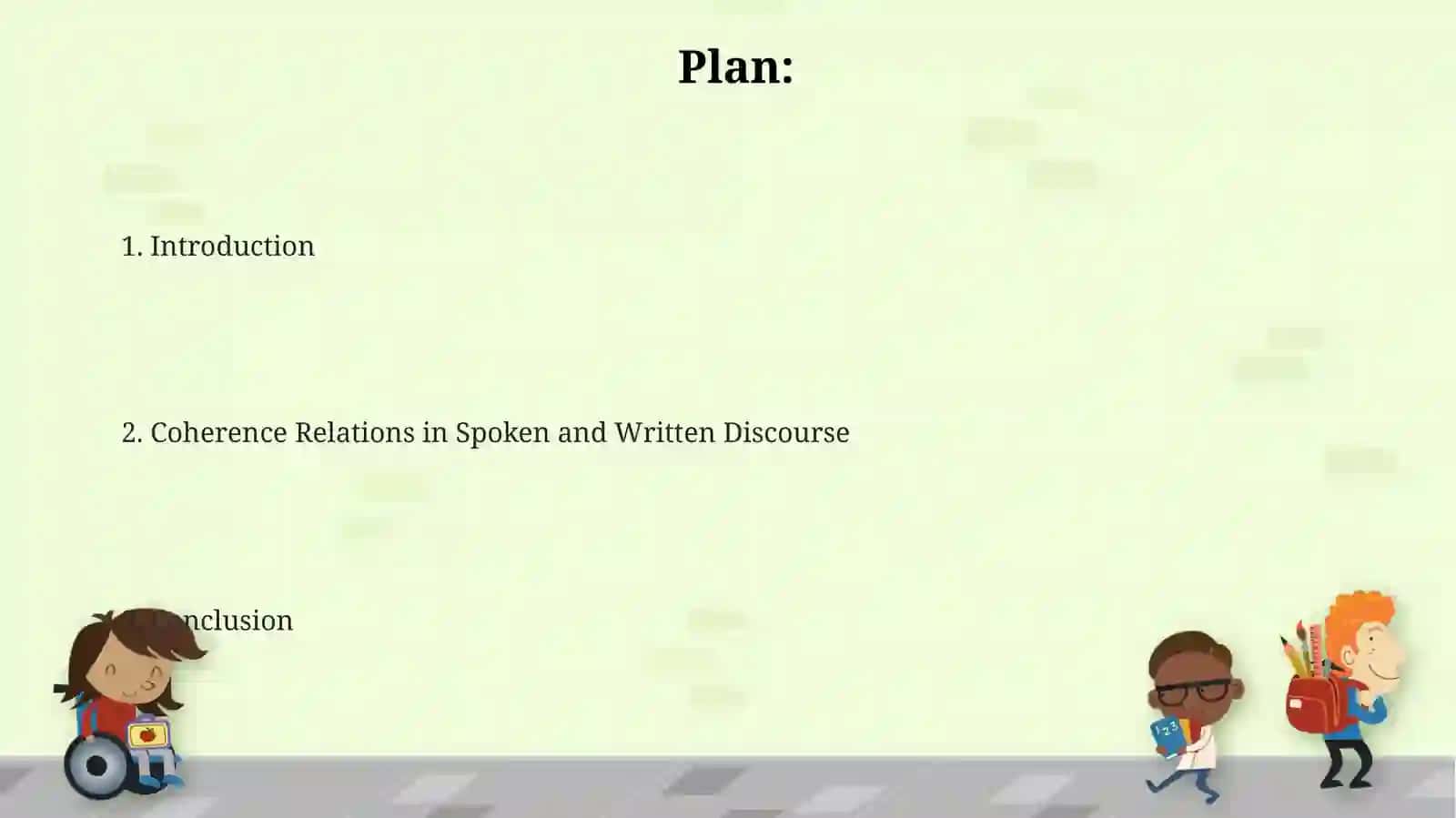 Coherence relations in spoken and written discourse 2