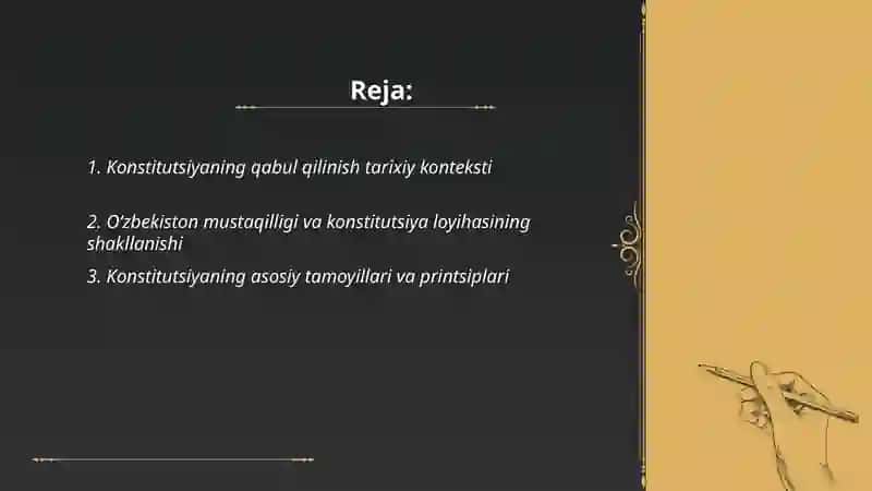Konstitutsiyaning qabul qilinishi va tarixiy ahamiyati 2