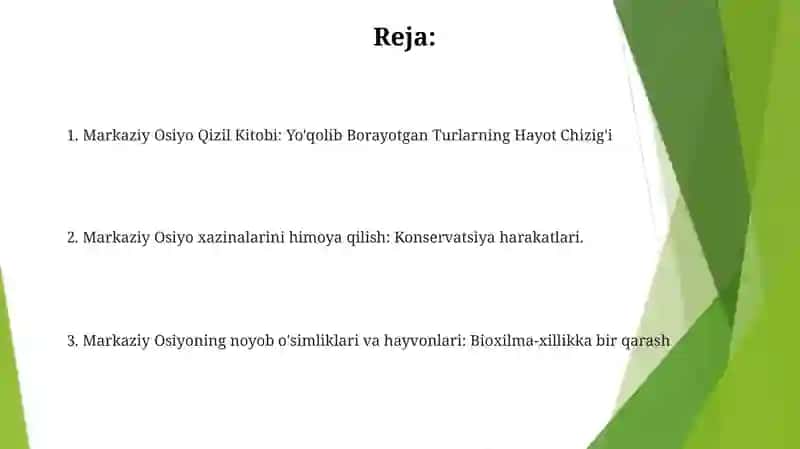 Markaziy Osiyo Qizil Kitobi 2
