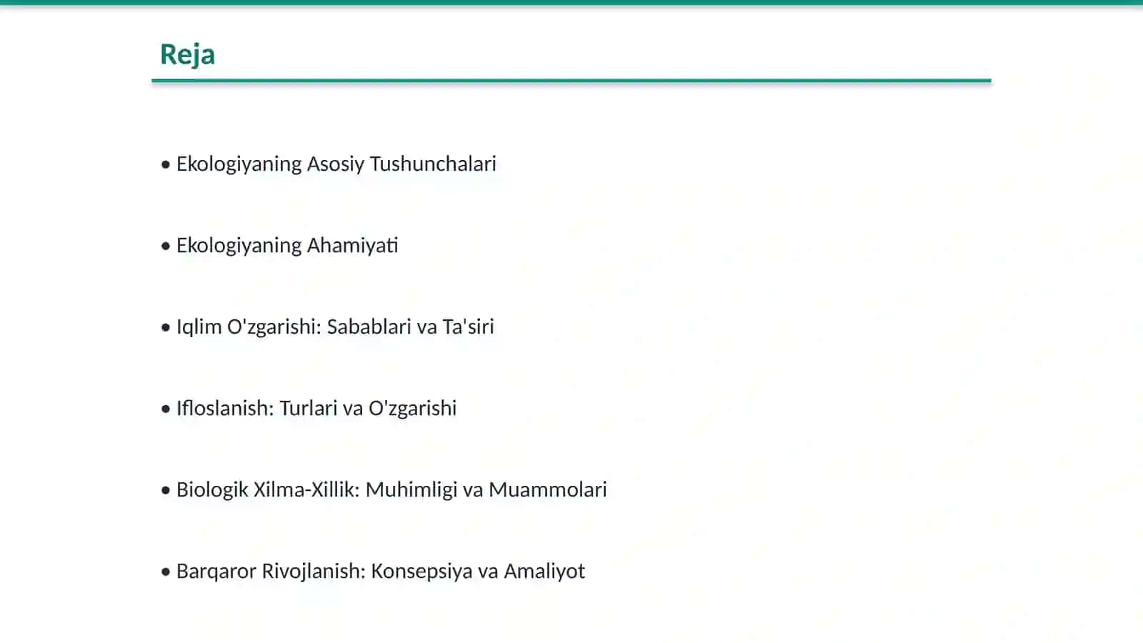Ekologiya: Tabiat va Inson o'rtasidagi Munosabatlar 2