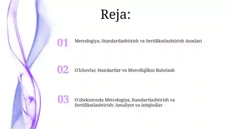Metrologiya, standartlashtirish va serfikatlashtirish asoslari 2