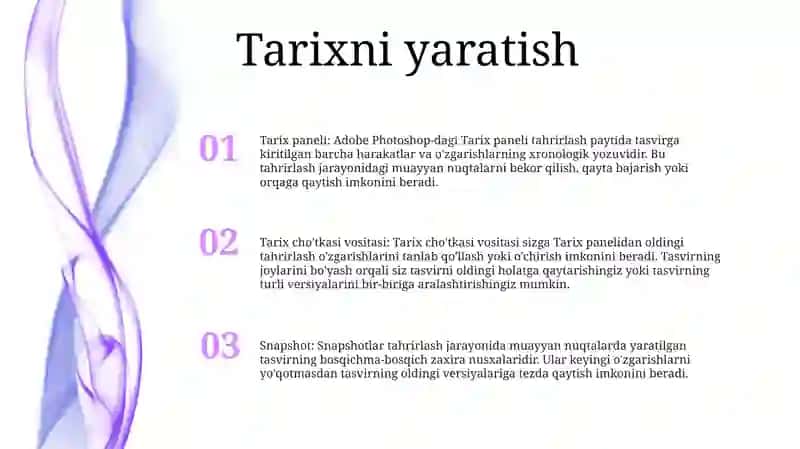 Adobe Photoshop Dasturida Tarix MoʻYqalamiBajaradiganVazifasi 2
