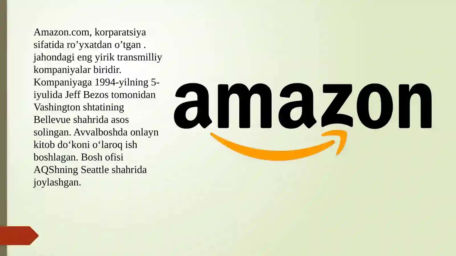 Amazon kompaniyasi 2