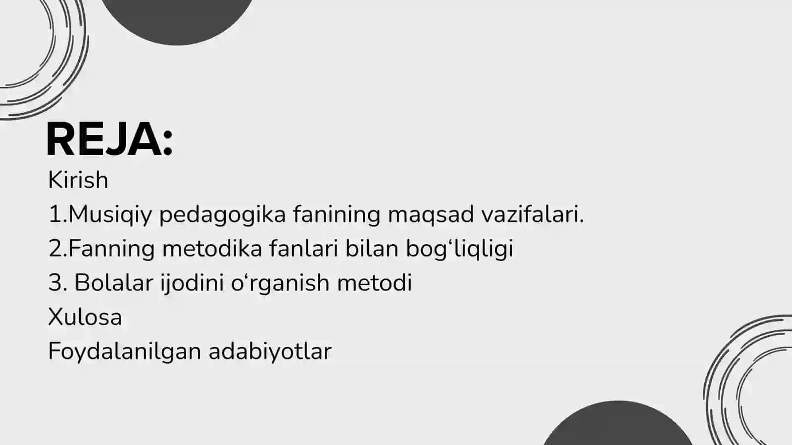 Musiqa pedagogika fanining predmeti va ahamiyati 2