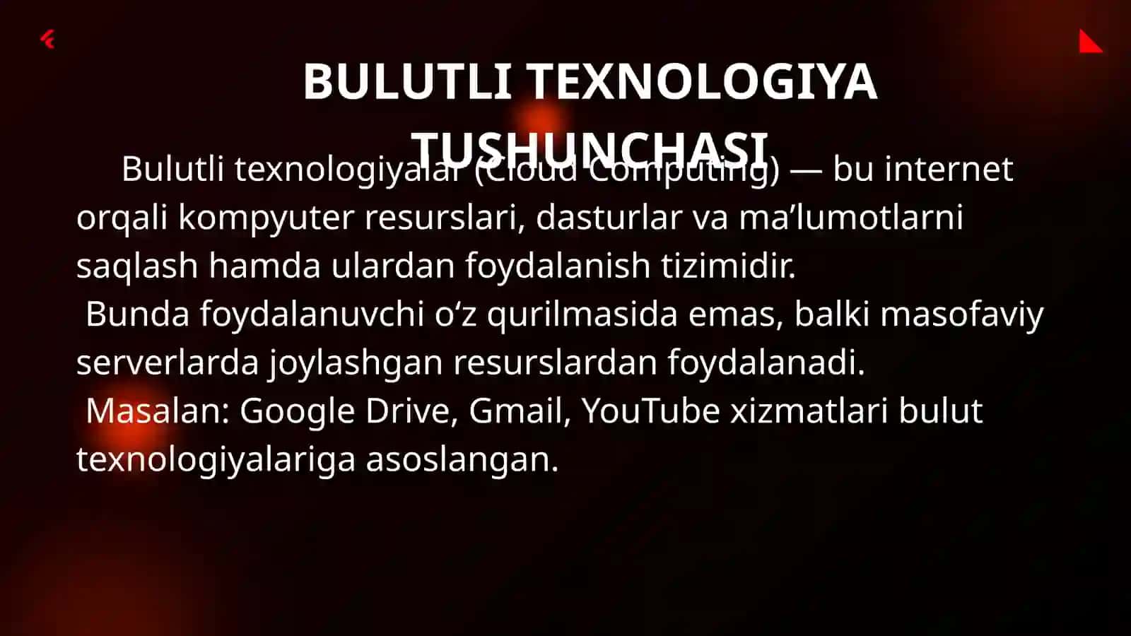 BULUTLI TEXNOLOGIYALAR ASOSLARI VA ULARNING RIVOJLANISH TARIXI 2