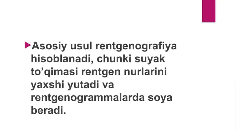 Suyak kassaliklari kt rentgenda korinishi ishlash prinsipi 2