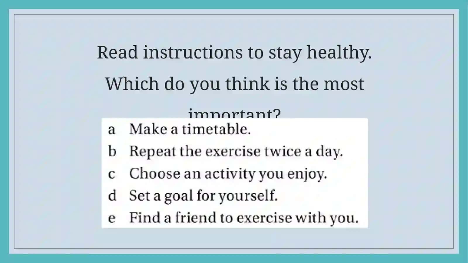Health and fitness 2