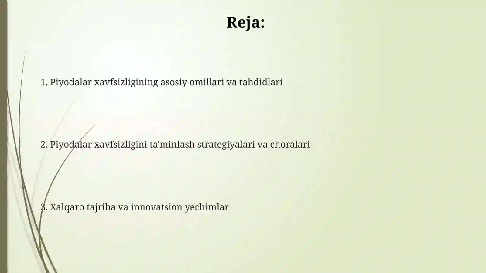 Piyodalar harakati: Tushuncha va ahamiyat 2