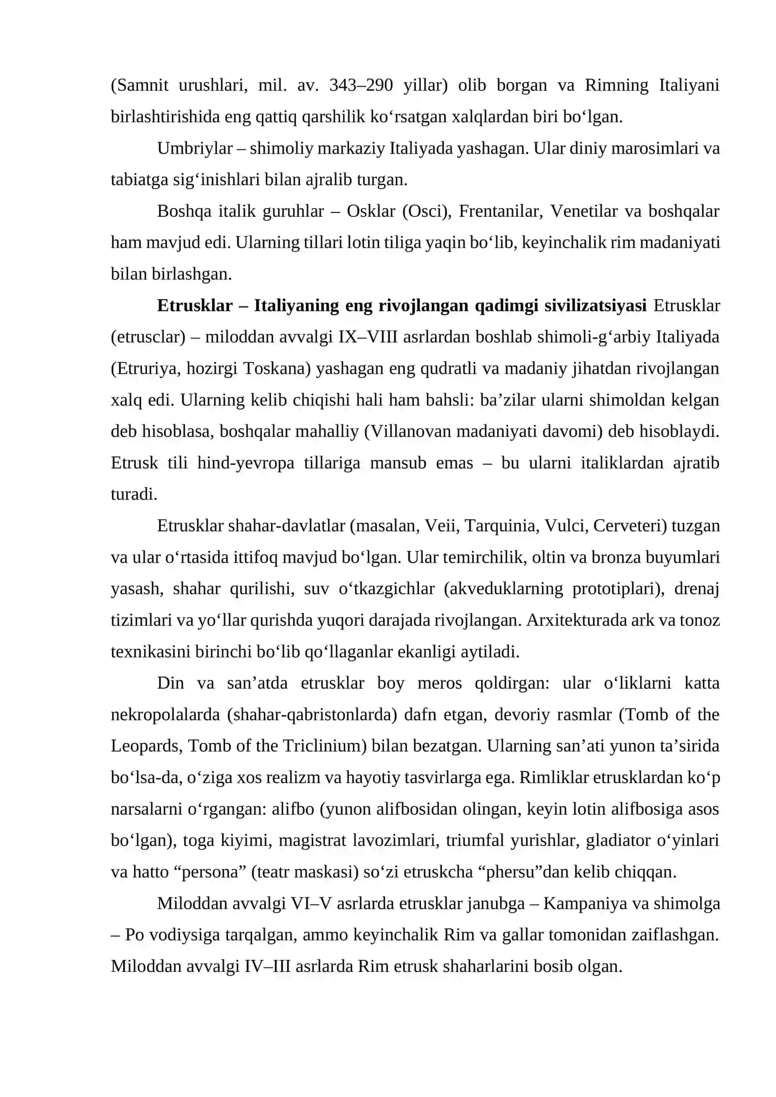 Qadimgi Italiya 2