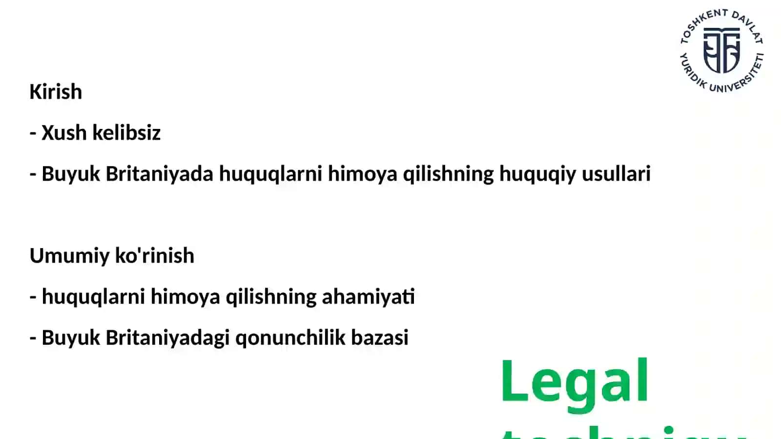 Buyuk Britaniyadagi huquqlarni himoya qilishning huquqiy usullari 2