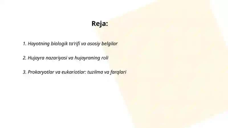 Hayot haqidagi tushunchalar, hozirgi zamon biologiyasi, hayotning paydo boʻlishi haqidagi tushunchalar 2
