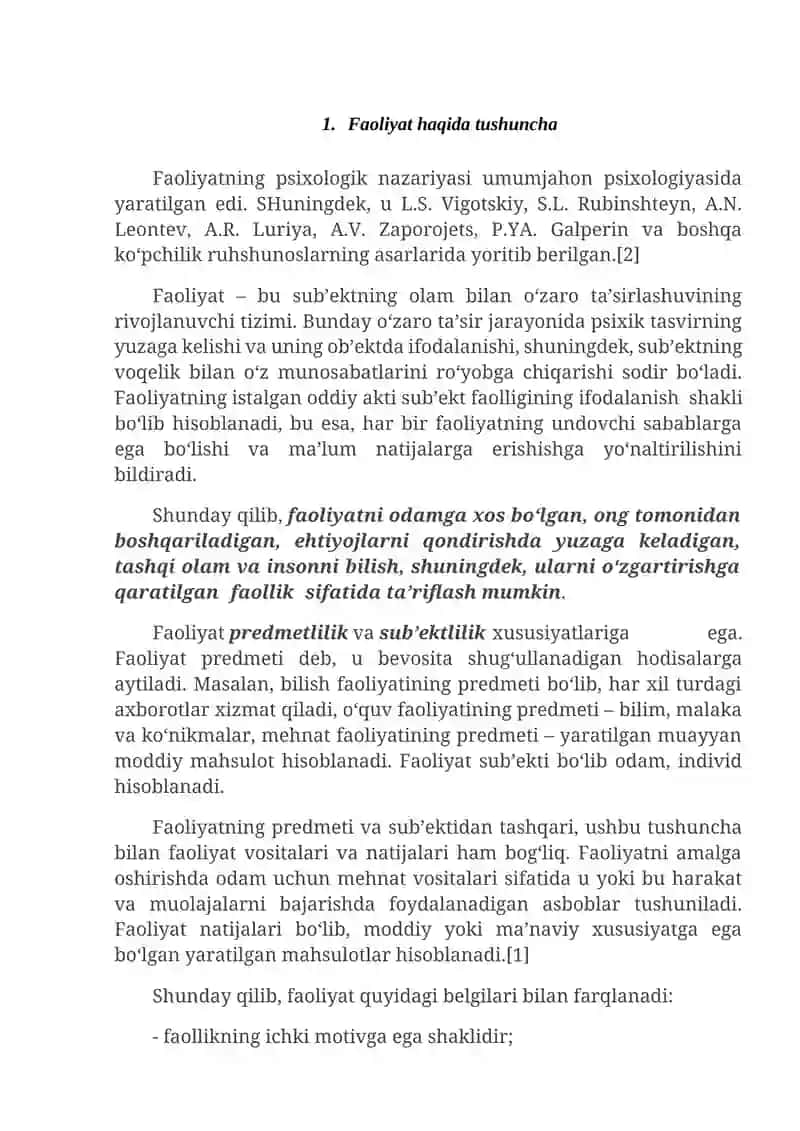 Faollik mexanizmlari tavsifi 2