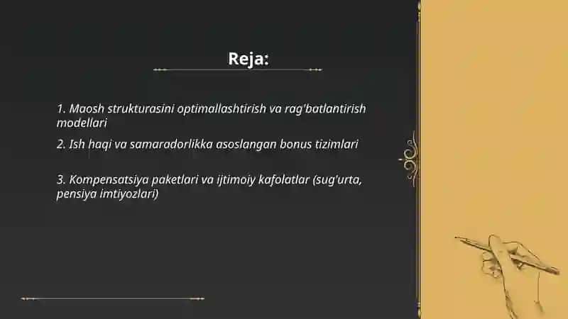 Korxonalarda xodimlarni motivatsiyalash va ular mehnatini rag'batlantirish usullari 2