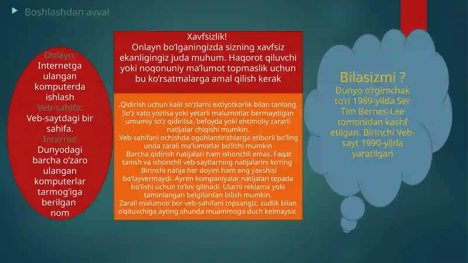 Internetda ishlashni oʻrganish 2