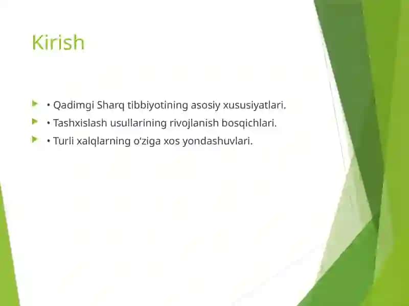 Qadimgi Sharq Mamlakatlarida Tashxislash Usullari 2