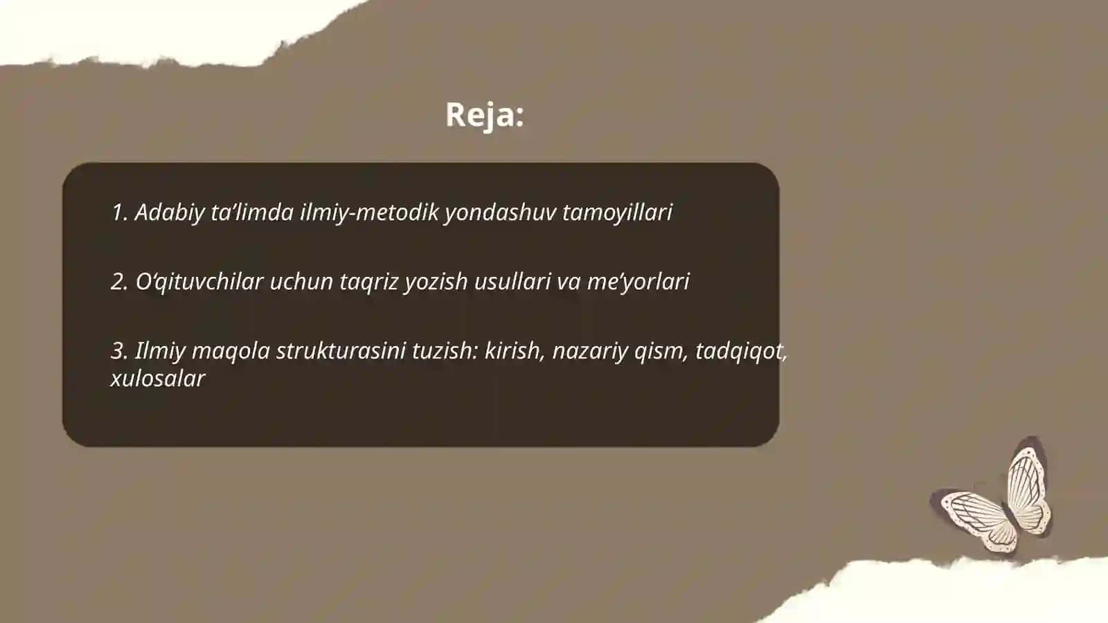 Adabiy ta’limga ilmiy metodik yondashuv 2
