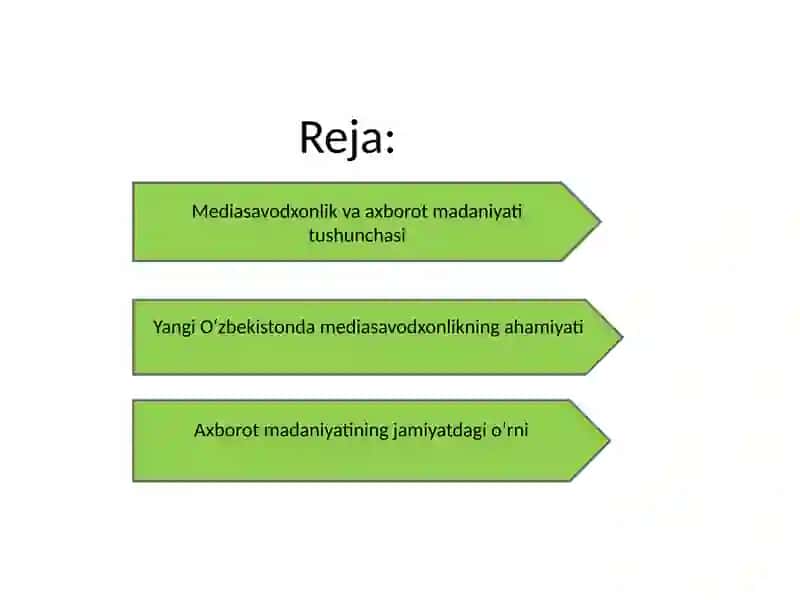 Yangi oʻzbekistonda mediasavodxonlik va axborot madaniyatining  oʻrni va ahamiyati 2