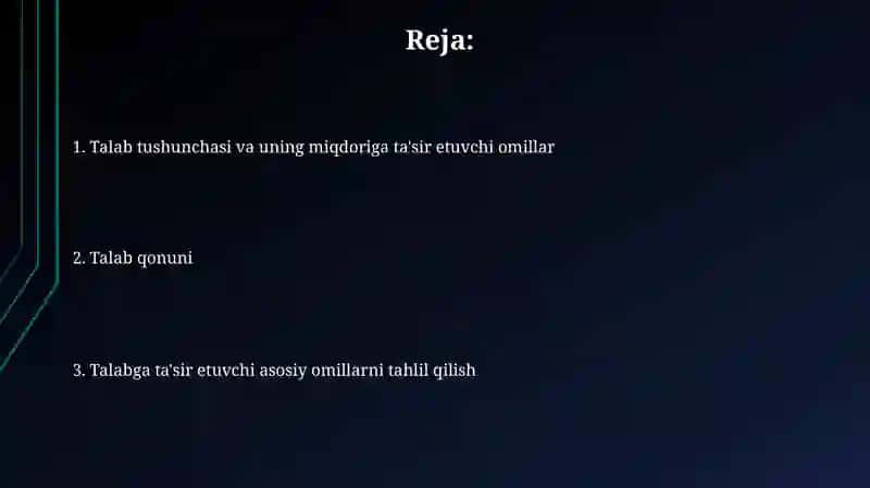 Talab tushunchasi va uning miqdoriga ta'sir qiluvchi omillar 2