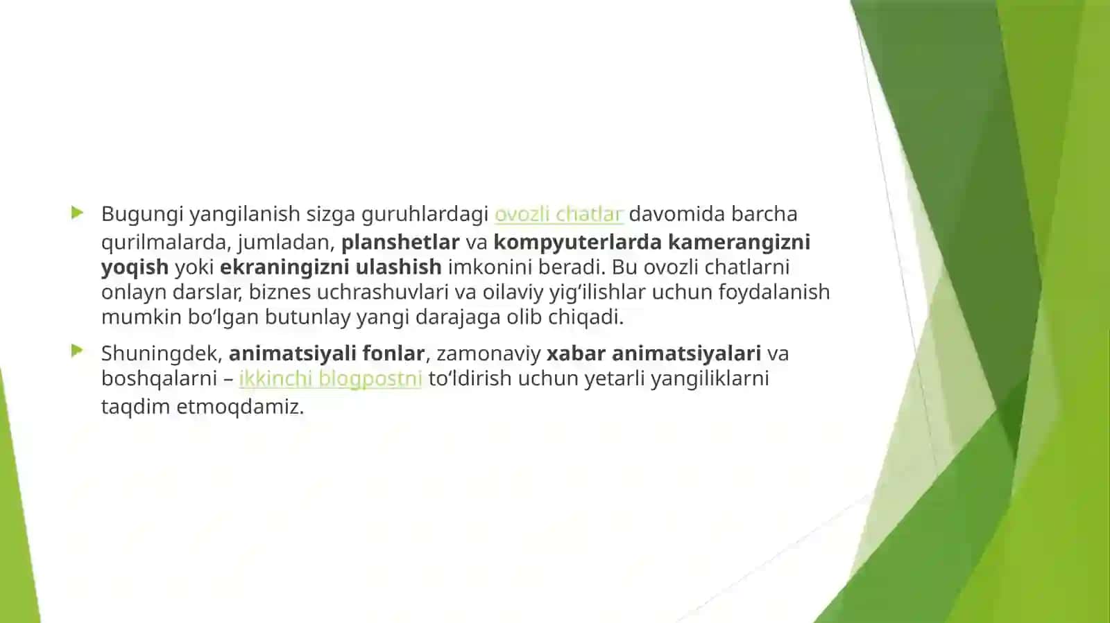 Guruhli video chaqiruvlar 2