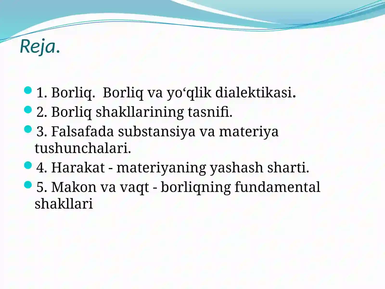 Borliqfalsafasi 2