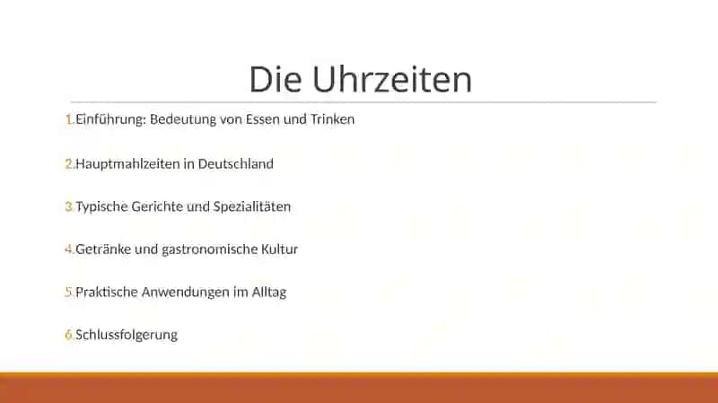 Essen und Trinken in Deutschland 2
