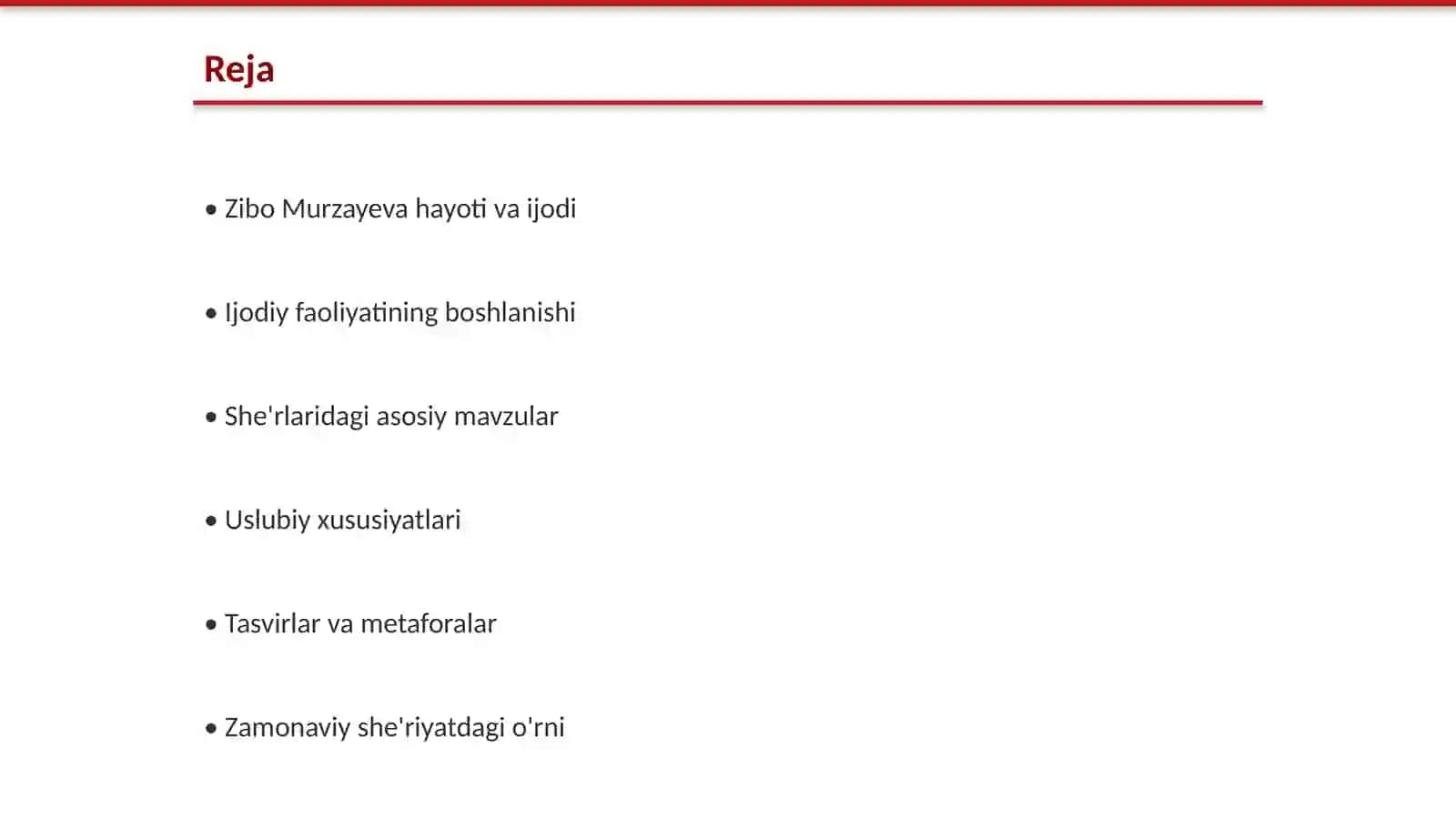 Zibo Murzayeva she'riyati 2