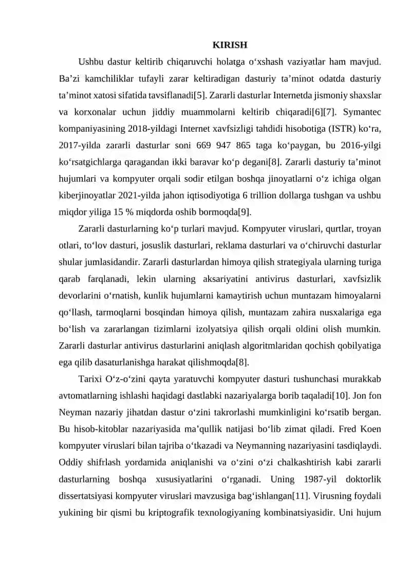 ZARARKUNANDA DASTURLAR VA ULARDAN HIMOYALANISH (MASALAN, MALWAREBYTES MISOLIDA). 2