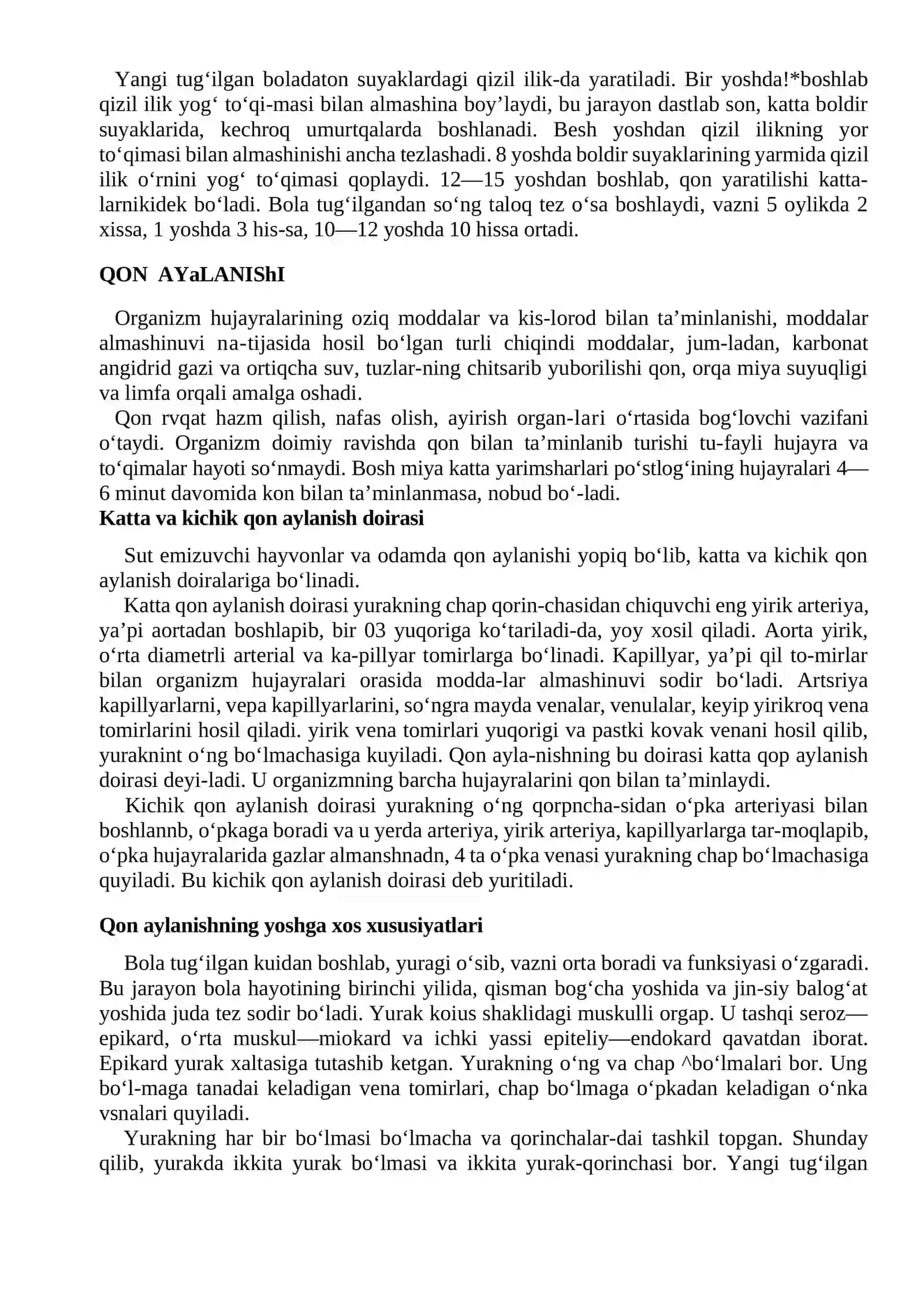 Qonning ahamiyati 2