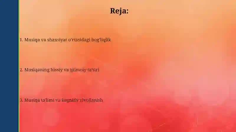 Musiqa va shaxsiyat o'rtasidagi bog'liqlik 2
