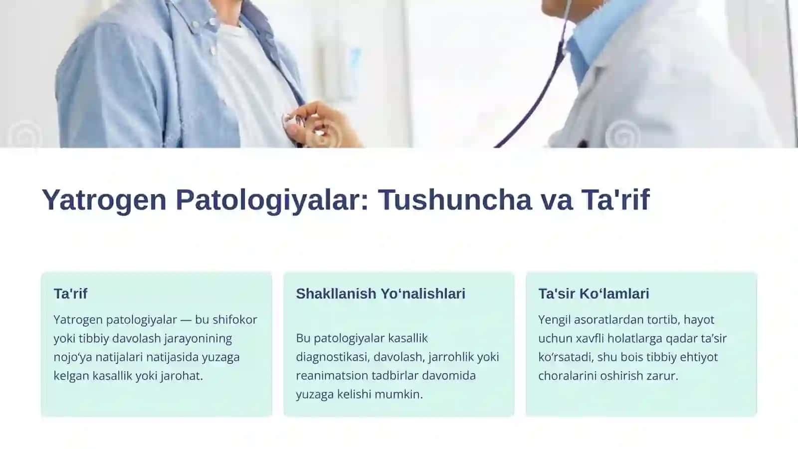 Yatrogen Patologiyalar va Reanimatsion Patologiya 2