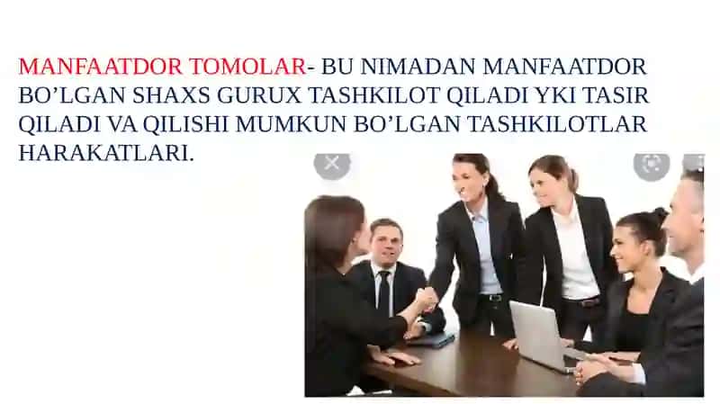 Biznesda Manfaatdor Tomonlar 2