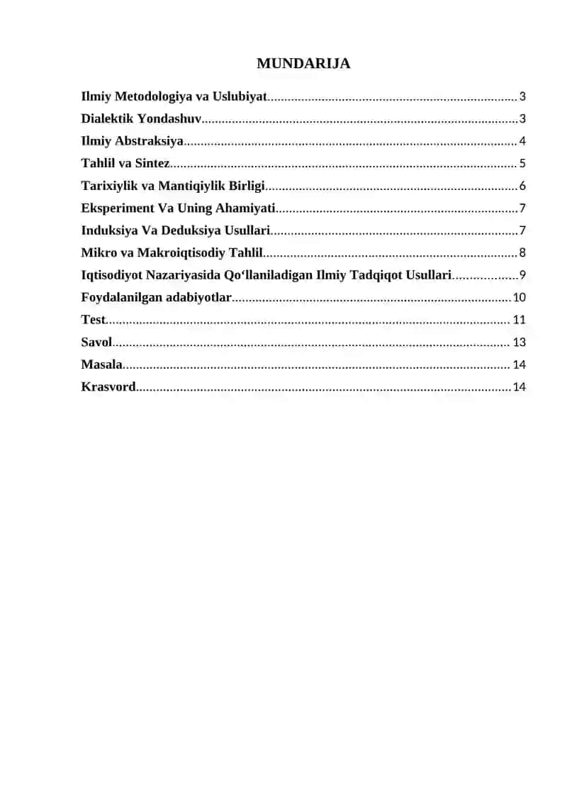 Iqtisodiyot nazariyasi fanining zamonaviy tadqiqot uslublari 2