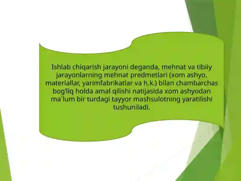 Ishlabchiqarishjarayoni va Ishlabchiqarishoperatsiyalari 2