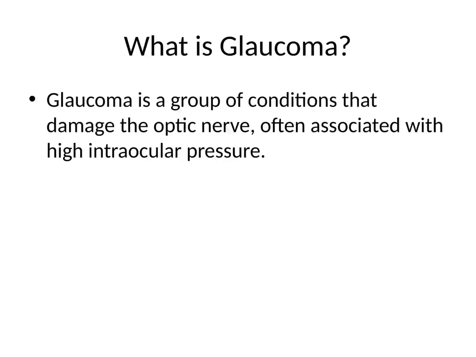 Secondary Glaucomagroup:517-AStudent:ArslonovJavohir 2