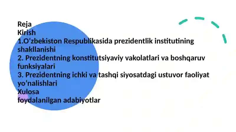O'zbekiston Respublikasining Prezidenti 2