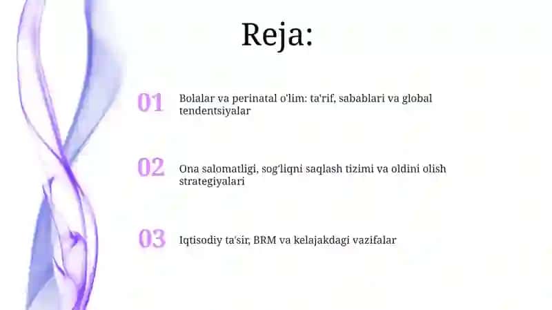 Bolalar va perinatal o'lim: ta'rif va ahamiyati 2