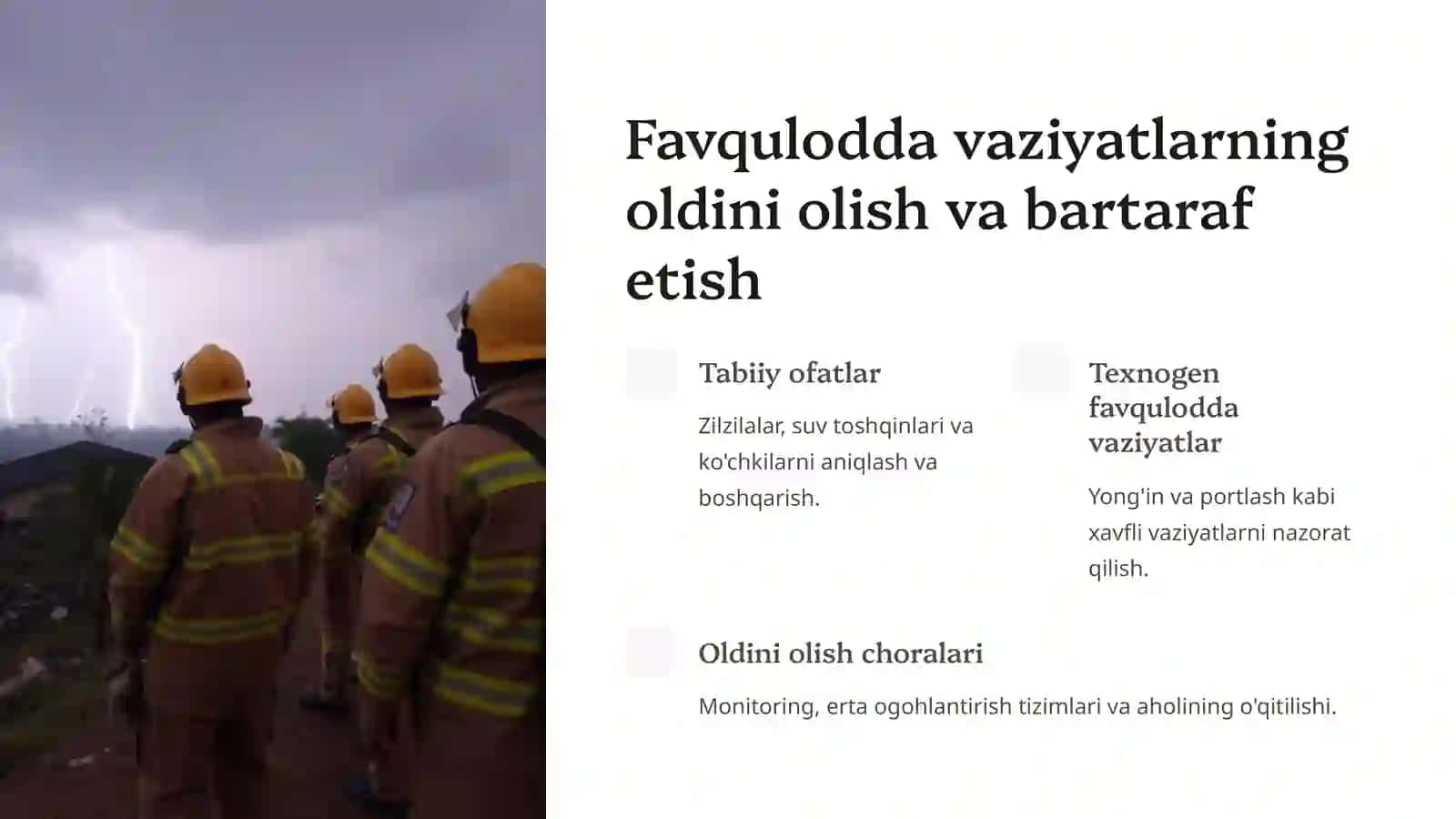 Aholining xavfsizligini saqlash sohasining asosiy tarmoqlari 2