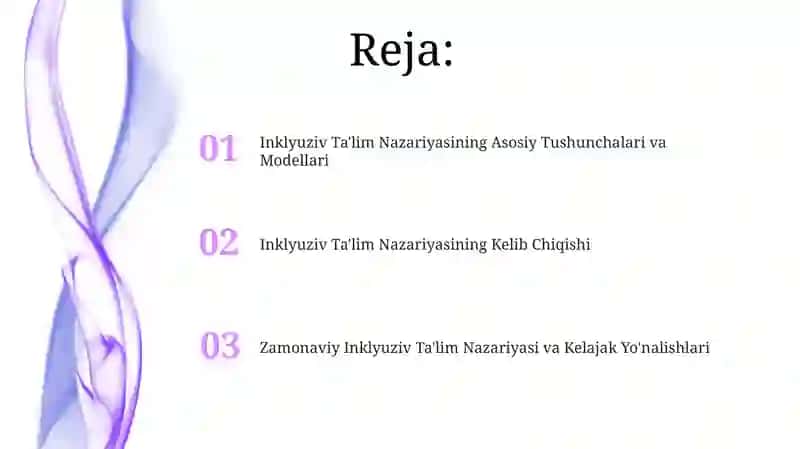 Inklyuziv ta'lim nazariyasi fan sifatida rivojlanishi 2