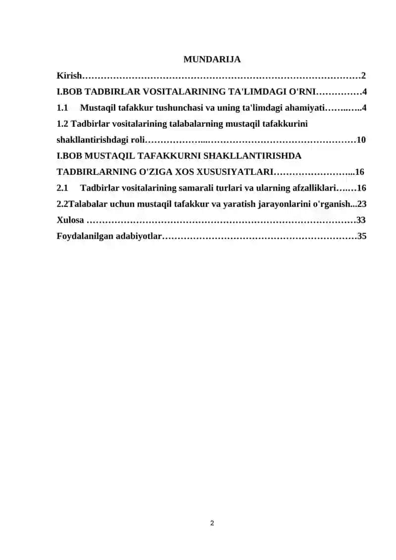 TARBIYAVIY TADBIRLAR VOSITASIDA BOSHLANG’ICH SINF O’QUVCHILARIGA MA’NAVIY-AXLOQIY TARBIYA BERISHNING PEDAGOGIK AHAMIYATI 2