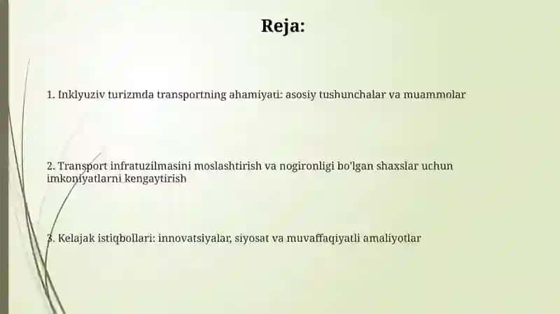 Inklyuziv turizmda transportning ahamiyati 2