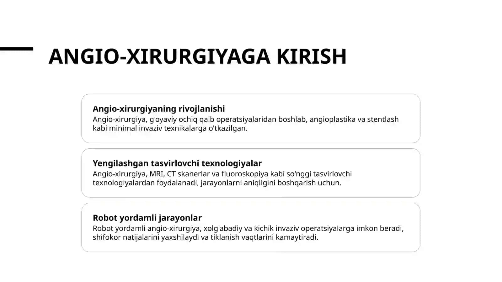 Angioxirurgiyada innovatsion texnologiyalarni qo'llash 2
